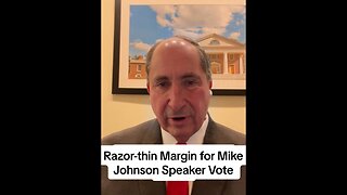 Razor-thin Margin for Mike Johnson Speaker Vote