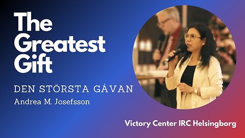 What is the greatest gift of Christmas? | Victory Talk | Andrea M. Josefsson | Victory Center IRC