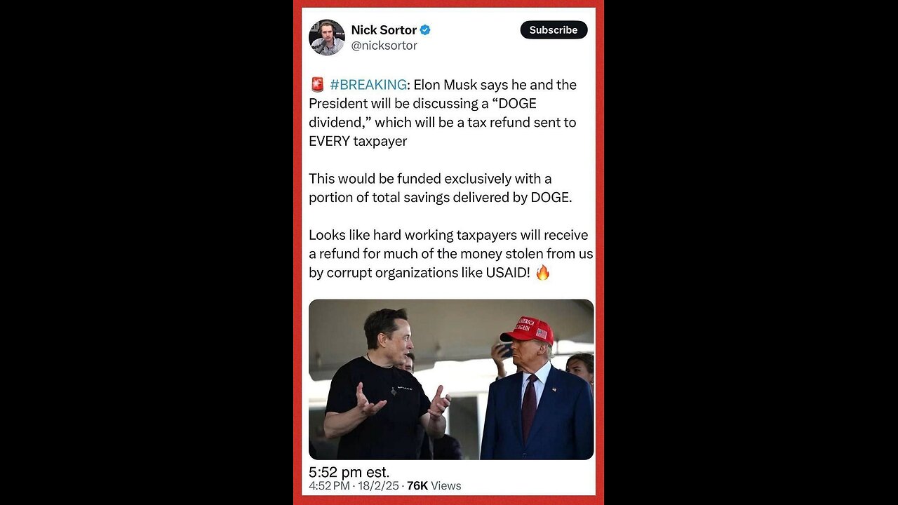 DOGE has discovered fraud that is at a level that is difficult to grasp.