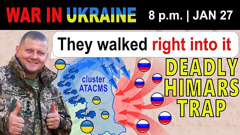 27 Jan: Russian Human Wave VS HIMARS Cluster Bombs. | War in Ukraine Explained