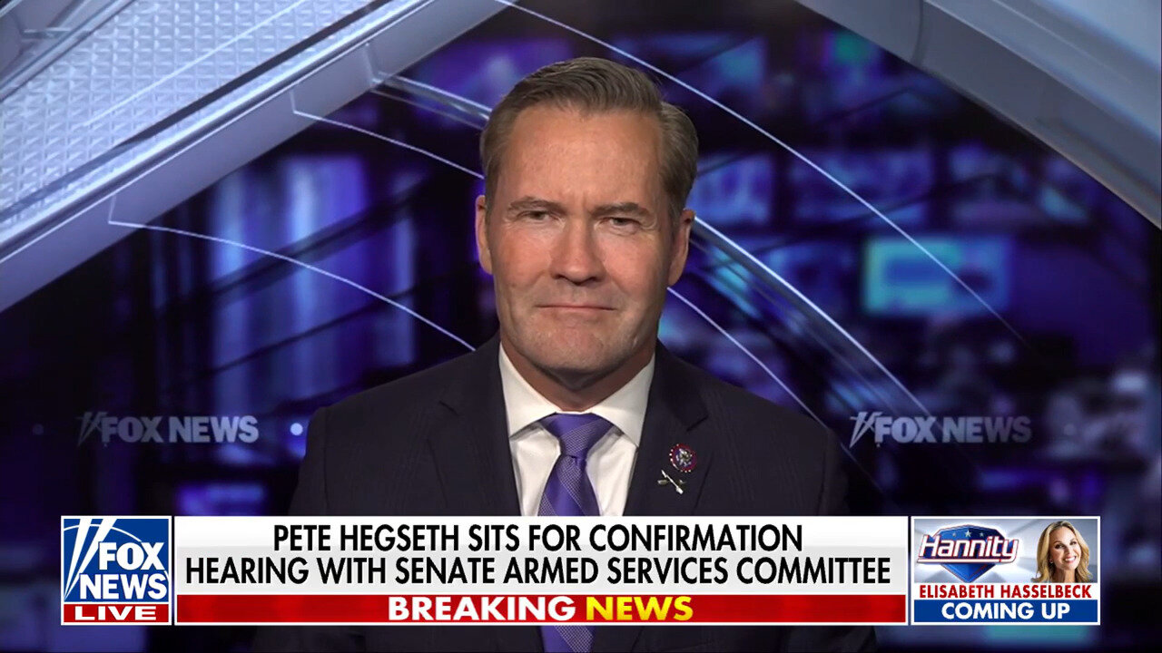 Rep. Michael Waltz Reacts To Hegseth Hearing: Dem Senators Just 'Went For The Smear'