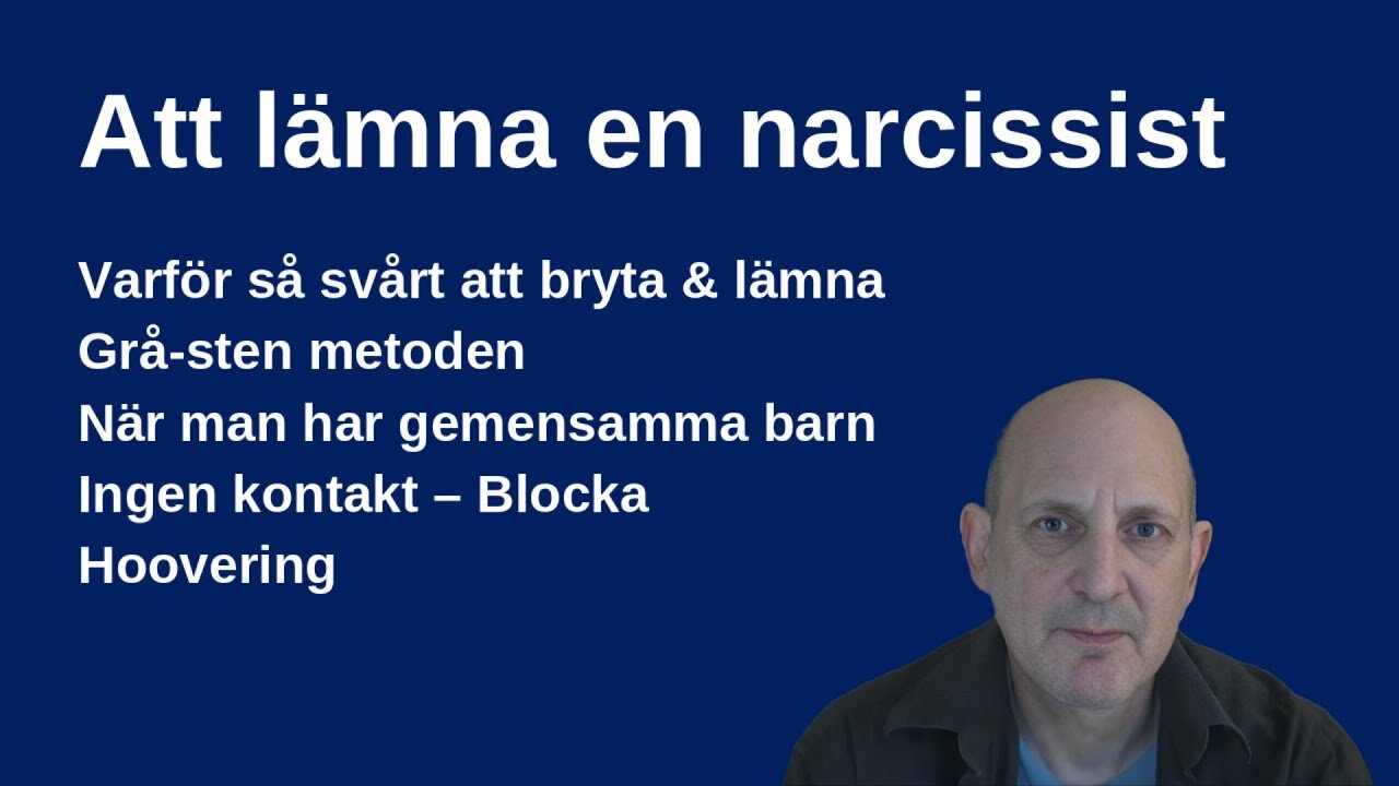 Att bryta upp & lämna en narcissist