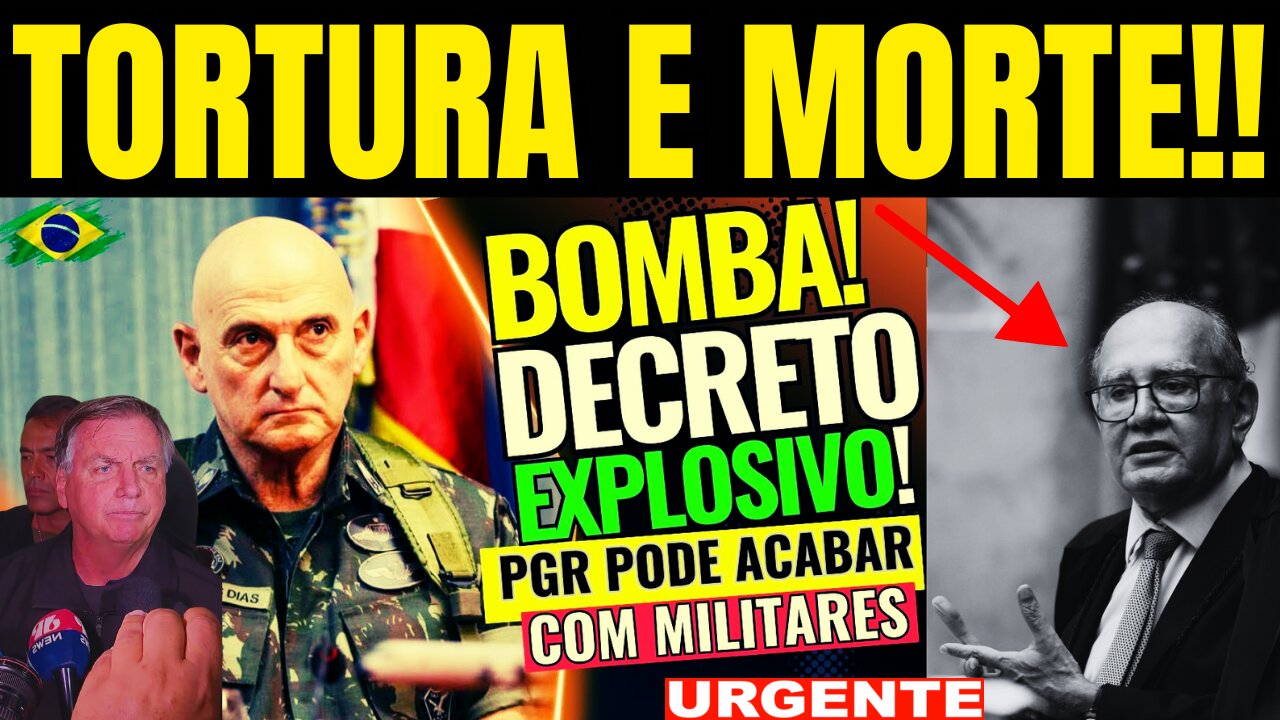 Urgente! TORTURA E M0RTE! OEA ABRE A CAIXA-PRETA! BOMBA EXPLODE NO STF! ACABOU