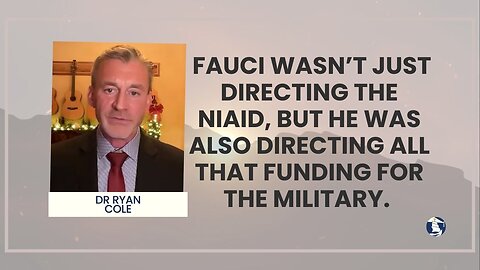 Fauci wasn’t just directing the NIAID, but he was also directing all that funding for the military.