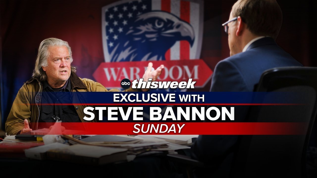 1-on-1 with Steve Bannon -- ABC News! - 1/19/25