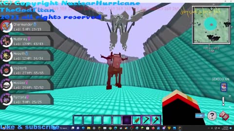 Minecraft Mob battle SCP-2845 vs Abraxas