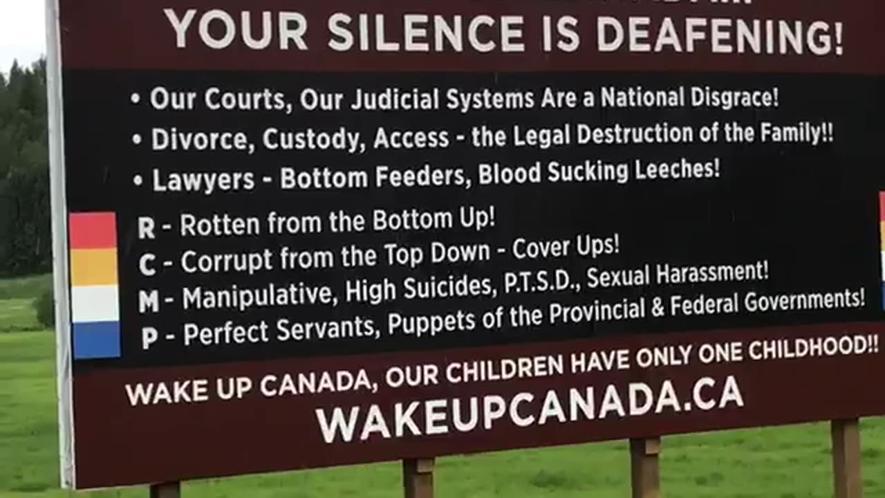 WAKE UP - CANADA IS CORRUPT CORPORATION