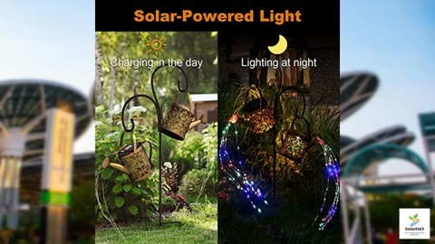 MEREAR Solar Watering Can Lights Outdoor