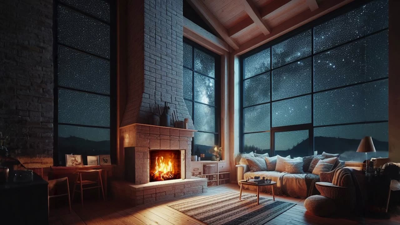 Fireplace Ambiance - Cozy Fire Crackling Sounds for Relaxation, Sleep, and Study