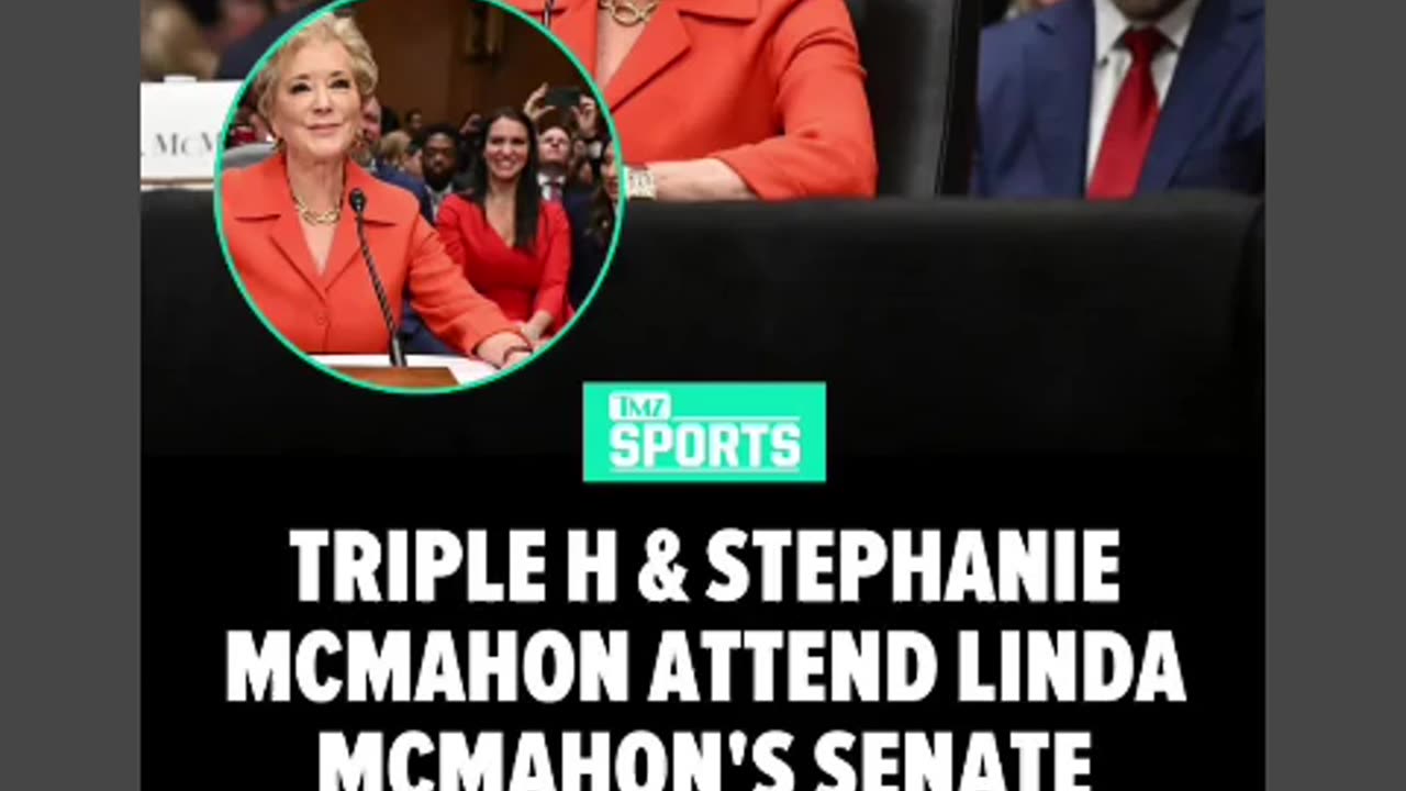 yesterday linda mcmahon was holding hearing she wants job of trump nominee soe 02/14/25