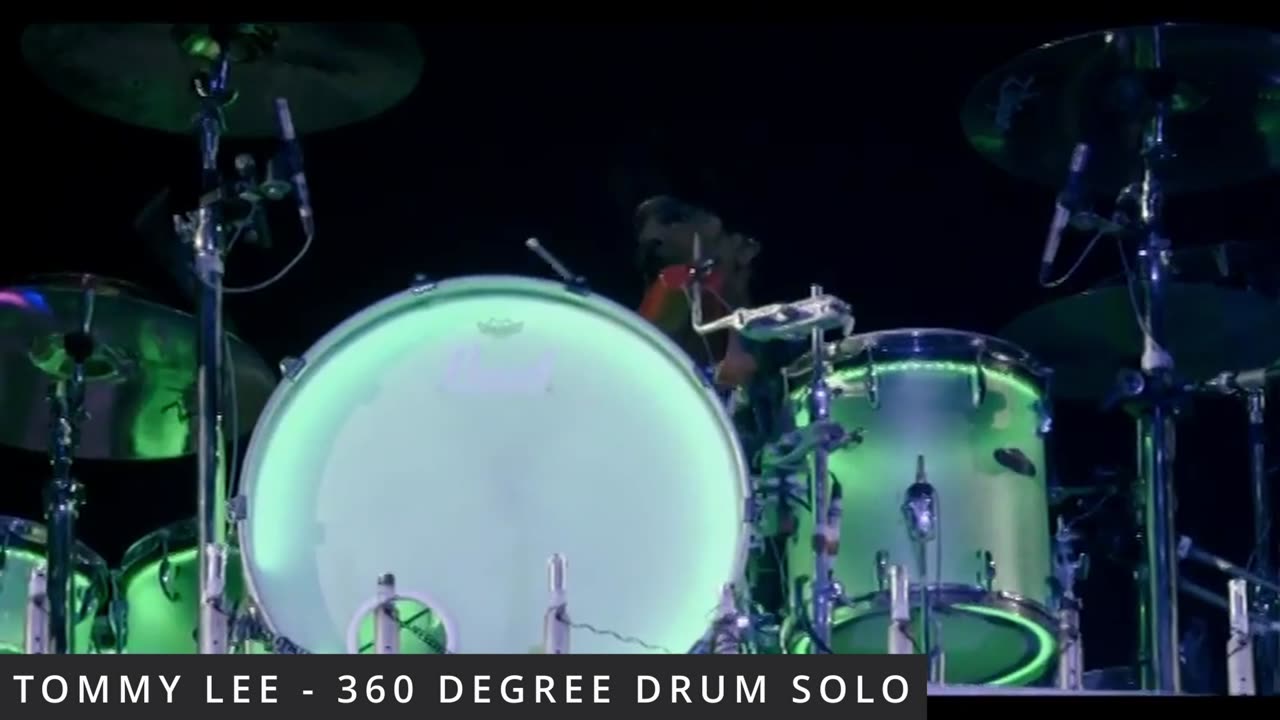 Tools of the Trade- Tommy Lee and his 360 drum set