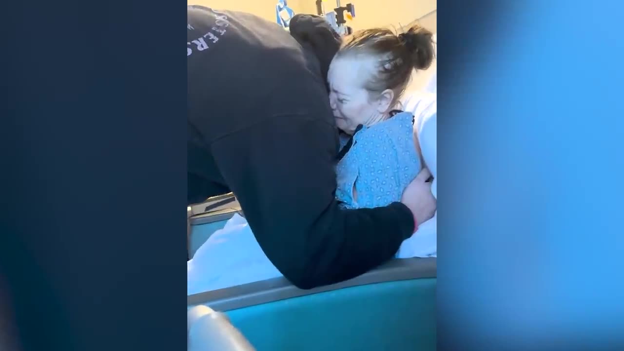 soldier reuniting