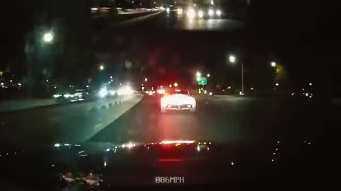 cop hits us with the laser beam