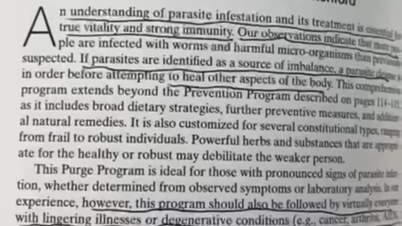 Parasites and Health