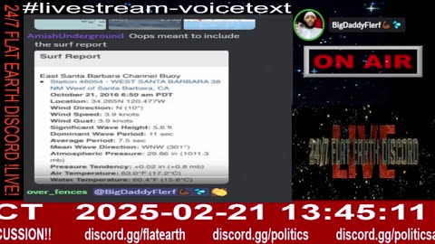 24/7 Flat Earth Discord !LIVE! - The Final Experiment? - 12/25/24 - Ep. 1