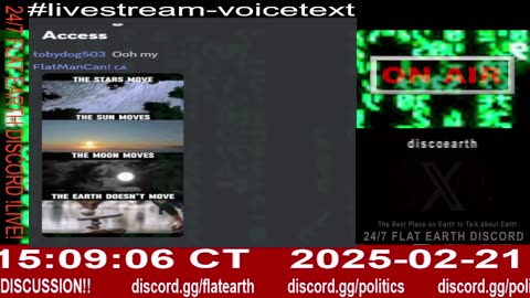 24/7 Flat Earth Discord !LIVE! - The Final Experiment? - 12/25/24 - Ep. 1