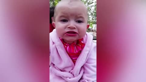 FUNNY BABY VIDEOS try not to laugh baby funny compilation 2021