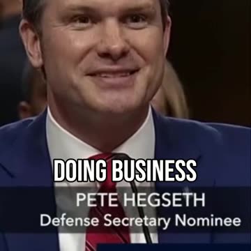 Pete Hegseth Says There's A Lot Of Innovation To Be Done With Pentagon