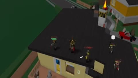 Roof Camping In NUKETOWN HUMANS VS ZOMBIES, ROBLOX 0.03