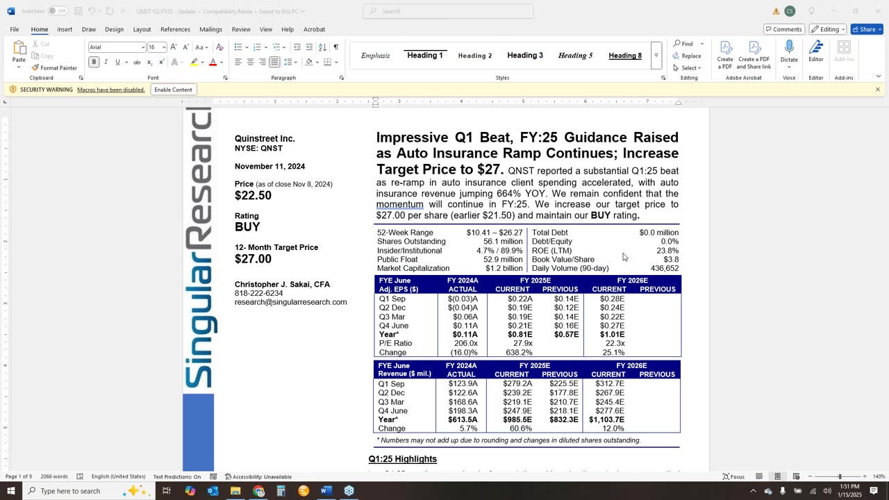 Top Picks for 2025 *Replay of January Call*