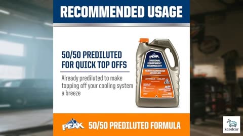 PEAK OET Extended Life Orange 50/50 Prediluted Ant