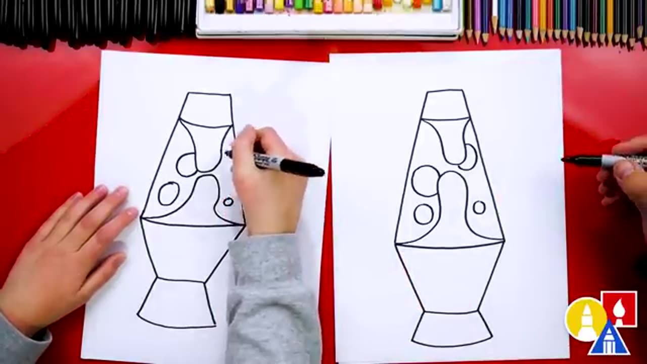 How To Draw A Lava Lamp