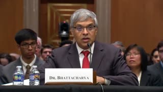 NIH Director-designate delivers his opening statement before the Senate Committee on Health