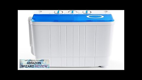 COSTWAY Portable Washing Machine 17.6 lbs Capacity Twin Tub 11 lbs Washer Review