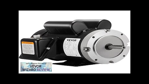 VEVOR Electric Compressor Motor 2 HP Rated Speed 1725 RPM Single Phase Review