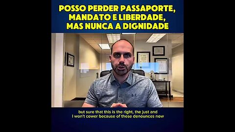 Eduardo Bolsonaro diz a verdade sobre MORAES