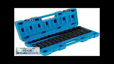 VEVOR Impact Socket Set 3/8 Inches 26 Piece Impact Sockets Deep / Review