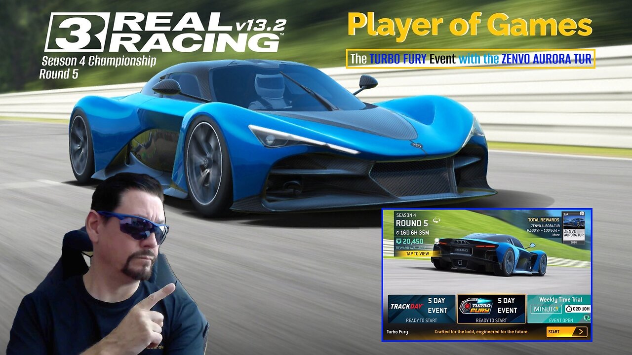 Compete in the TURBO FURY Event with the ZENVO AURORA TUR