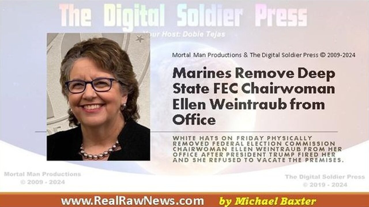 Marines Remove Deep Stater FEC Chairwoman Ellen Weintraub from her DC Office