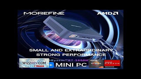 MOREFINE S500+ Mini PC AMD R7 5800H R3-5300U R3 5425U R7 5700U Review