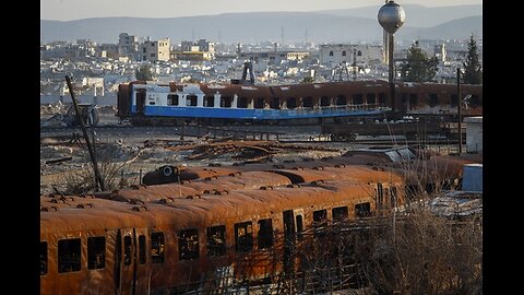 Syrian train station, once pride of Damascus, now symbol of revival after war