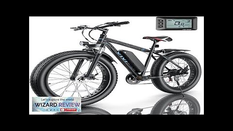 Vivi Electric Bike 26" x 4.0 Fat Tire Electric Bicycle Peak 1000W Review