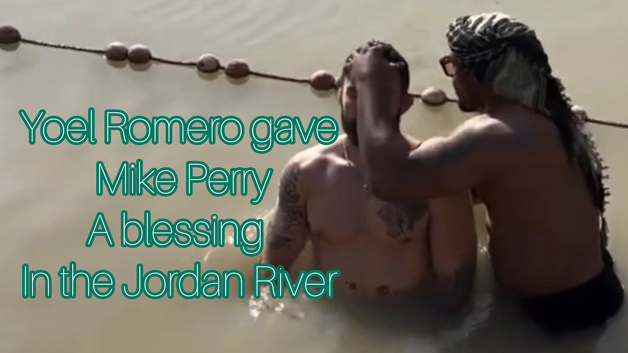 Yoel Romero gave Mike Perry a blessing in the Jordan River