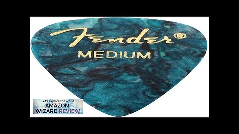 Fender Premium Celluloid Guitar Picks 351 Shape Ocean Turquoise Guitar Picks Medium Review