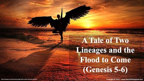 A Tale of Two Lineages and the Flood to Come (Genesis 5-6) from www.HeartofAShepherd.com