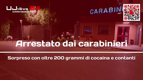 Arrestato dai carabinieri Sorpreso con oltre 200 grammi di cocaina e contanti