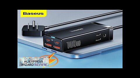 Baseus 100W 65W GaN USB Charger Desktop Type C PD Quick Charge Review