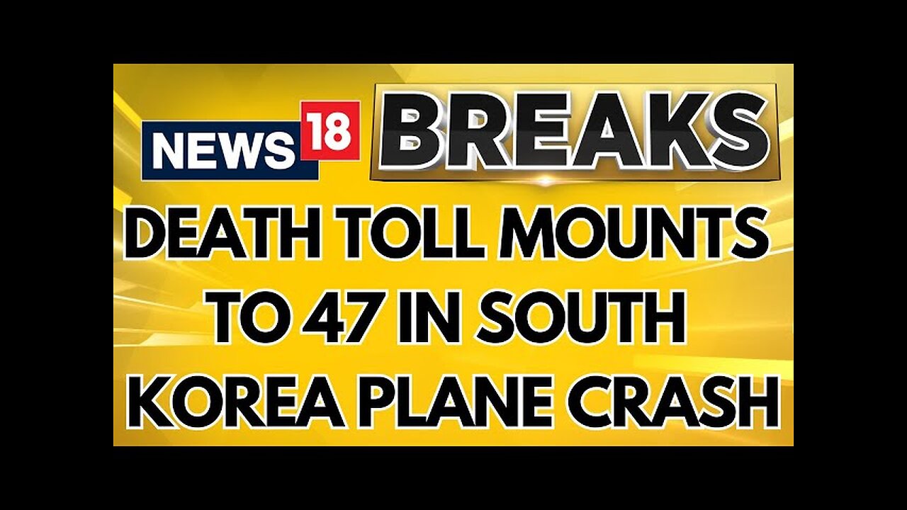 South Korea Plane Crash: Death Toll Mounts To 47 | South Korea News | South Korea Plane News