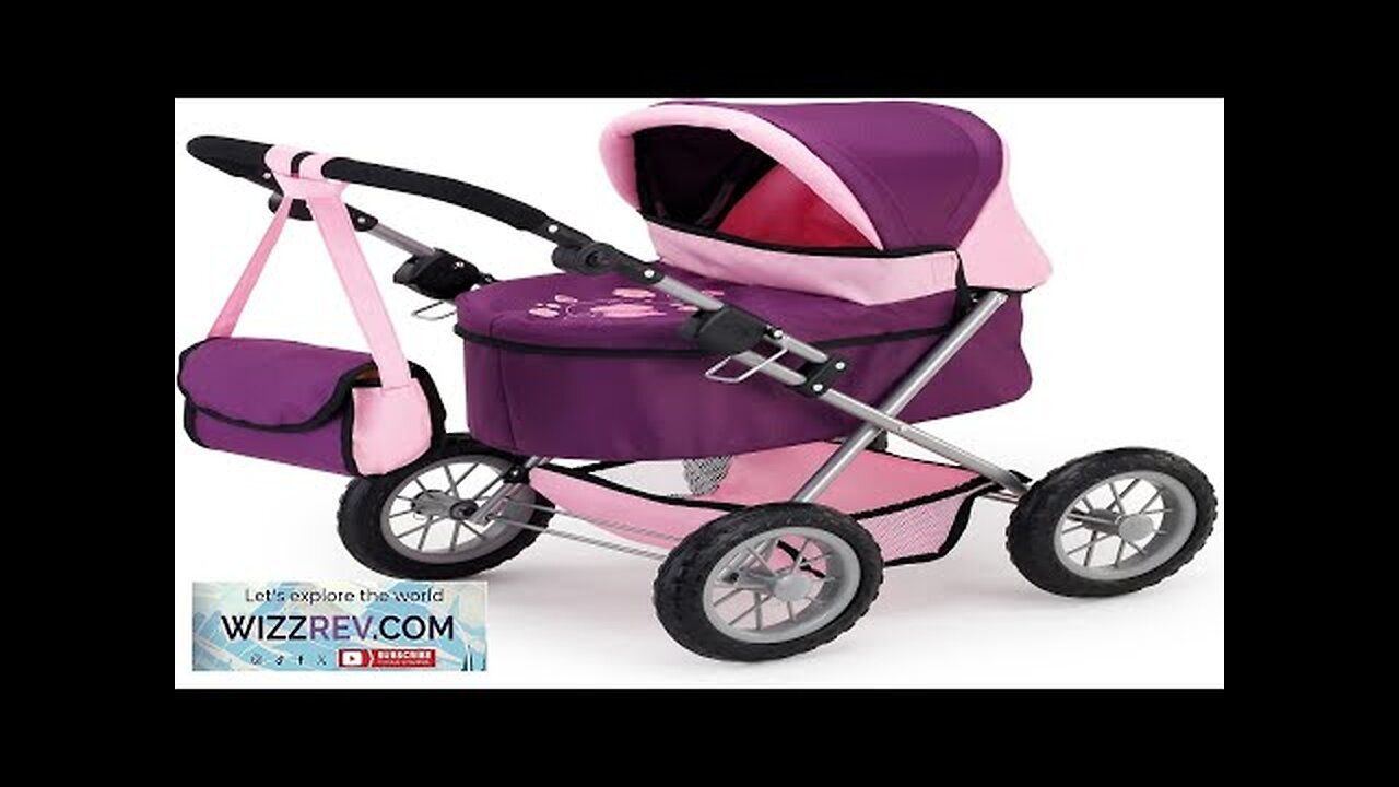 Bayer Design Dolls: Trendy Pram Purple & Pink Includes Shoulder Review