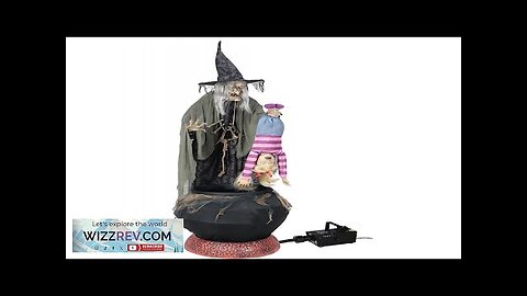 Witch Stewing A Brew Life Size Animated Prop with Fog Machine Review