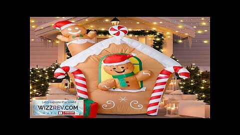 Ciaell 5.5Ft Christmas Gingerbread Inflatable Christmas Inflatable Yard Decorations Review