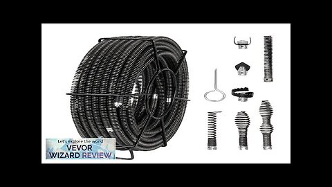 VEVOR Drain Cleaning Cable 100 FT x 5/8 Inch Professional Sectional Drain Review