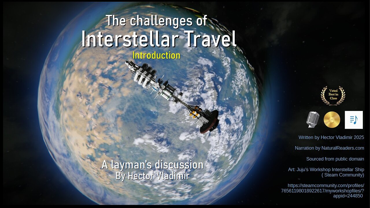 Challenges with interstellar travel - Intro