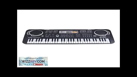 Electronic Keyboard 61 Keys Black Digital Music Electronic Keyboard KeyBoard Electric Piano Review