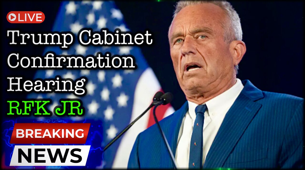 🚨 BREAKING NEWS: Trump's HHS Pick RFK Jr. Faces Historic Senate Confirmation LIVE 🚨