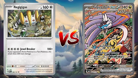 Pokemon TCG Live Regigigas Baxcalibur VS Raging Bolt EX Ogerpon EX!!